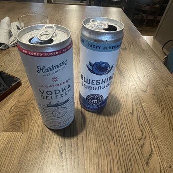 Ration Ales - Logan berry seltzer and blueberry lemonade seltzer - Beer Bar Near Me - Williamsville, New York