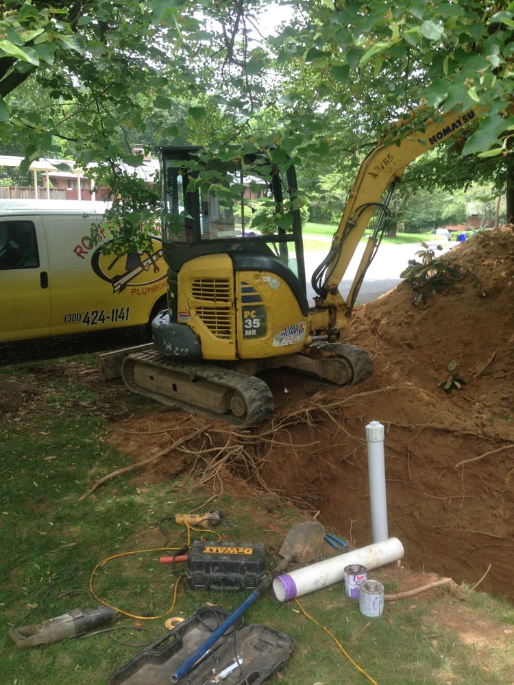 Slide of Rocket Rooter Plumbing