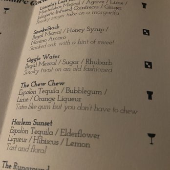 Dolly's - Drink menu - Cocktail Bars Near Me - New York, New York