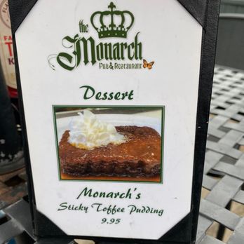 The Monarch Pub & Restaurant - Dessert menu - Pubs Near Me - Pacific Grove, California The Monarch Pub & Restaurant - Dessert menu - Pubs Near Me - Pacific Grove, California