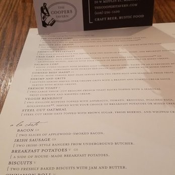The Coopers Tavern - Brunch Menu - New American Near Me - Madison, Wisconsin The Coopers Tavern - Brunch Menu - New American Near Me - Madison, Wisconsin