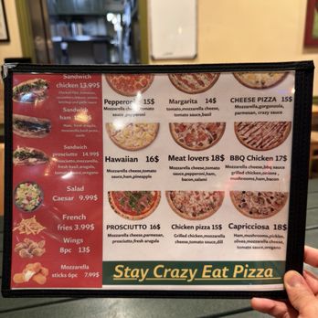 Crazy Crust - Menu - Pizza Near Me - Studio City, California