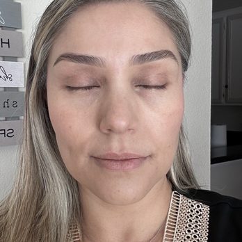 Glam Powder Room - Finished product 48 hours later. Brow lamination, shaping and boost - Cosmetics & Beauty Supply Near Me - Chula Vista, California Glam Powder Room - Finished product 48 hours later. Brow lamination, shaping and boost - Cosmetics & Beauty Supply Near Me - Chula Vista, California