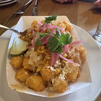 The Westside Local - Elote Tater Tots - New American Near Me - Kansas City, Missouri The Westside Local - Elote Tater Tots - New American Near Me - Kansas City, Missouri