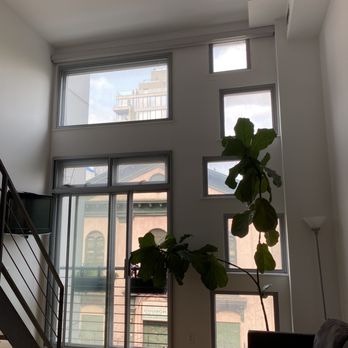 NY City Blinds - Blackout motorized roller shades on a 15 ft x 12 ft wall of windows! - Shades & Blinds Near Me - New York, New York NY City Blinds - Blackout motorized roller shades on a 15 ft x 12 ft wall of windows! - Shades & Blinds Near Me - New York, New York