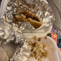 Cook Out - Nasty BBQ sandwich, chicken wrap and hush puppies. Never will go back!
