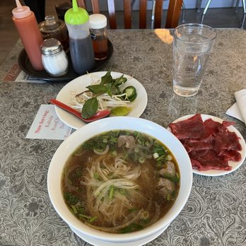 Vohn's Restaurant - Large beef pho... looks small - Vietnamese Near Me - Bellingham, Massachusetts