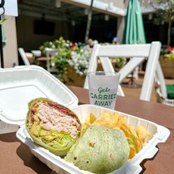 Get Carried Away Southern Market - Turkey bacon avocado (sub spinach wrap) so good!