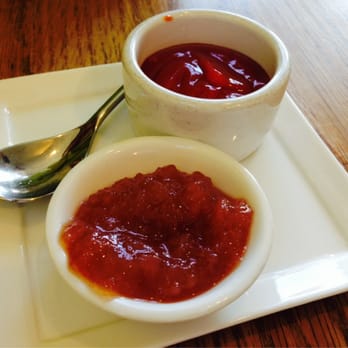 900 Grayson - House pear-ginger jam (front) and ketchup (back). - Breakfast & Brunch Near Me - Berkeley, California