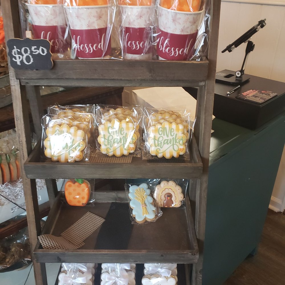 Cookies By Charity - a display of carrots and cookies - Bakeries Near Me - Versailles, Kentucky