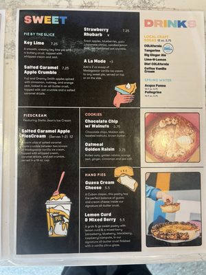 Menu photo 1 Pop Pie Carlsbad, CA