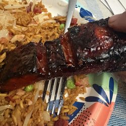 Great Wall Restaurant - This is a real rib.