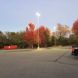 Autumn colors in the Fiesta Square parking lot.
