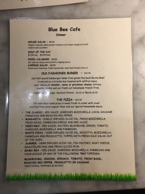 Menu photo 7 Blue Bee Cafe Delhi, NY