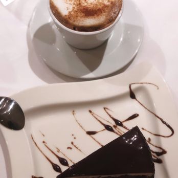 Darya Restaurant - Cappuccino and cake - Middle Eastern Near Me - Santa Ana, California