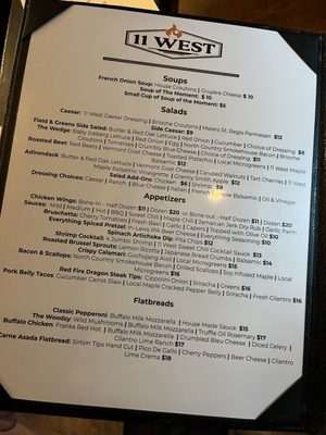 Menu photo 6 11 West Canton, NY