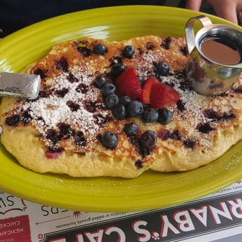 Barnaby's Cafe - Fresh blueberry pancakes! - American Near Me - Houston, Texas