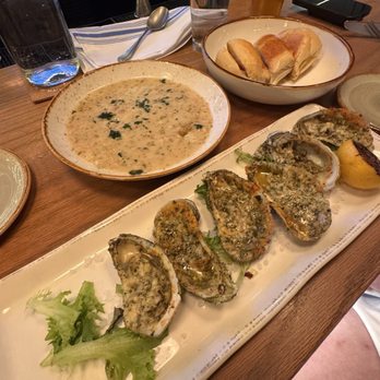 Sea Level NC - Clam chowder, chargrilled oysters - Seafood Near Me - Charlotte, North Carolina