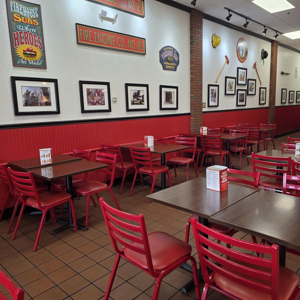 Firehouse Subs - The dining area of the restaurant. - Sandwiches Near Me - Roanoke, Virginia Firehouse Subs - The dining area of the restaurant. - Sandwiches Near Me - Roanoke, Virginia