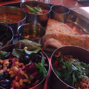 Pondicheri - vegetarian thali - Indian Near Me - Houston, Texas Pondicheri - vegetarian thali - Indian Near Me - Houston, Texas
