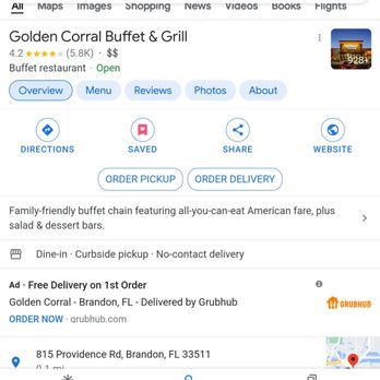 Golden Corral Buffet & Grill - Buffets Near Me - Brandon, Florida