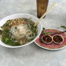 Pho, brisket and tendon only