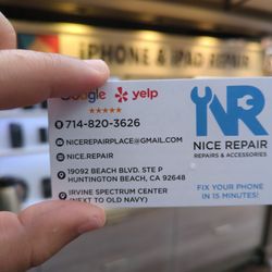 NiceRepair - Business card