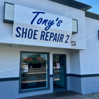 Tony's Shoe Repair - Front of the new shop - Shoe Repair Near Me - Phoenix, Arizona Tony's Shoe Repair - Front of the new shop - Shoe Repair Near Me - Phoenix, Arizona