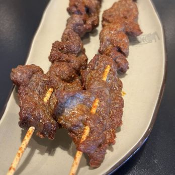Highland Noodles - Spicy A11. Fried Lamb Skewers (2) - Noodles Near Me - Roseville, California Highland Noodles - Spicy A11. Fried Lamb Skewers (2) - Noodles Near Me - Roseville, California