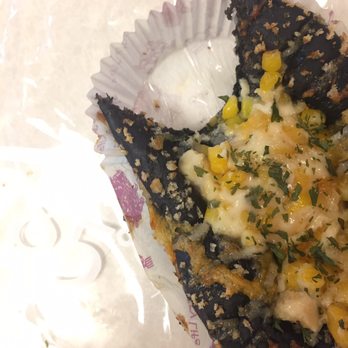 85°C Bakery Cafe-Tukwila - Squid ink with corn. It's soft, savory bread. Very delicious! - Bakeries Near Me - Tukwila, Washington 85°C Bakery Cafe-Tukwila - Squid ink with corn. It's soft, savory bread. Very delicious! - Bakeries Near Me - Tukwila, Washington