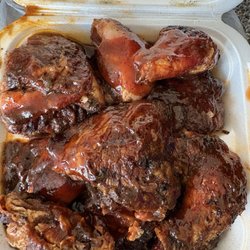 Island Vibes Restaurant - Medium Jerk Chicken.