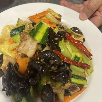 Phoenix Restaurant - Double cooked pork - Asian Fusion Near Me - Canmore, Alberta