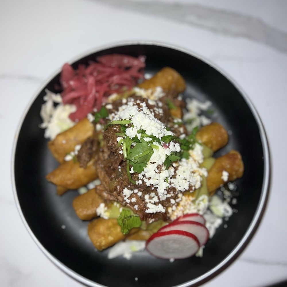 Braised beef taquitos Braised beef taquitos