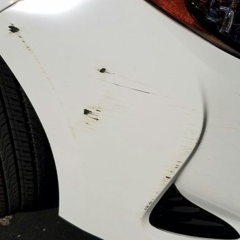Reflection Auto Finishing - Before (old bumper) - Body Shops Near Me - Prather, California