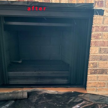 SAFE FIRE CHIMNEY & FIREPLACE SERVICES CORP - Firebox after its been refurbished with new torch bar and painted. - Fireplace Services Near Me - Geneva, Illinois SAFE FIRE CHIMNEY & FIREPLACE SERVICES CORP - Firebox after its been refurbished with new torch bar and painted. - Fireplace Services Near Me - Geneva, Illinois