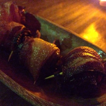 Orinoco - Bacon-wrapped dates - very good but so small - Venezuelan Near Me - Cambridge, Massachusetts