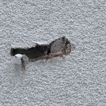 Plast All Wall Systems - damage by moving company - Stucco Services Near Me - Victoria, British Columbia