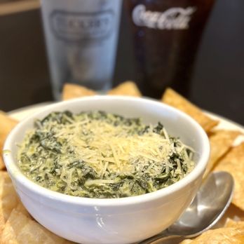 Tucker's Restaurant - cream spinach with delicious flour tortilla chips- (not made with icky corn tortillas )? - Bars Near Me - Anderson, South Carolina