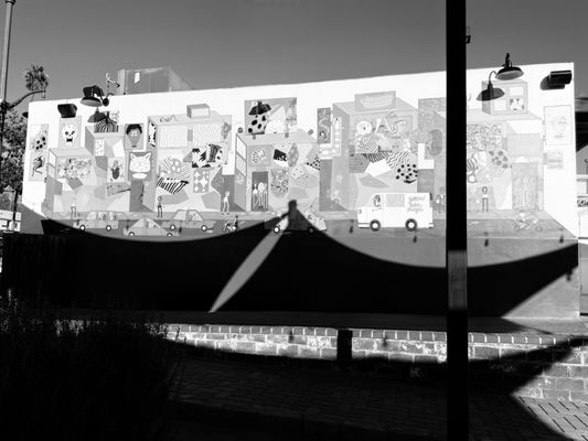 Yellow Paper Burger by null