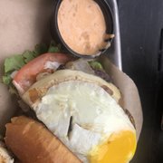 Photo of Bun Street - West Covina, CA, United States. Close-Up of Custom Build-Your-Own Burger's Ingredients