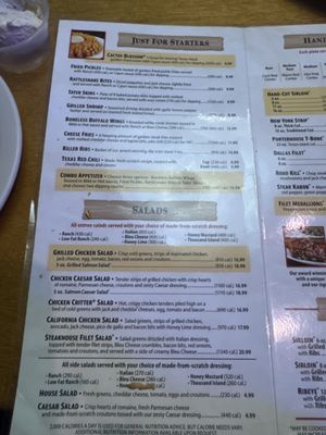 Menu photo 2 Texas Roadhouse Bakersfield, CA Menu photo 2 Texas Roadhouse Bakersfield, CA