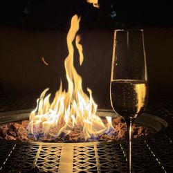 Inn At Warner Hall - Fireside drinks.