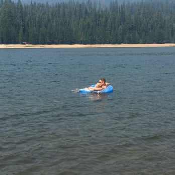 Wench Creek Campground - Floating! Water was so nice. - Lakes Near Me - Placerville, California Wench Creek Campground - Floating! Water was so nice. - Lakes Near Me - Placerville, California