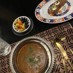 TK Arabesco - I ordered Bourek and the Hrira! So good!