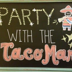 Who wants to party with the taco man?