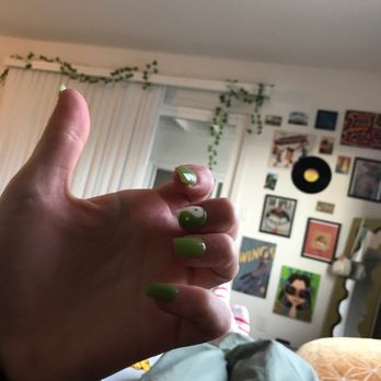 Lovely Nails & Spa - Set of acrylics with design - Nail Salons Near Me - Long Beach, California Lovely Nails & Spa - Set of acrylics with design - Nail Salons Near Me - Long Beach, California
