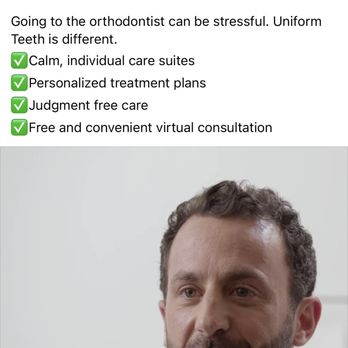Impress - "Stop hiding your smile. Show your grin with the confidence of Uniform Teeth clear aligners. Going to the orthodontist can be stressful." Ad - Orthodontists Near Me - San Francisco, California