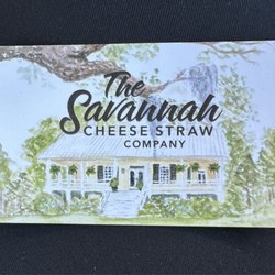 The Savannah Cheese Straw Company - Business Card