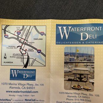 Waterfront Deli - Waterfront Deli... on the water side of the building - Delis Near Me - Alameda, California