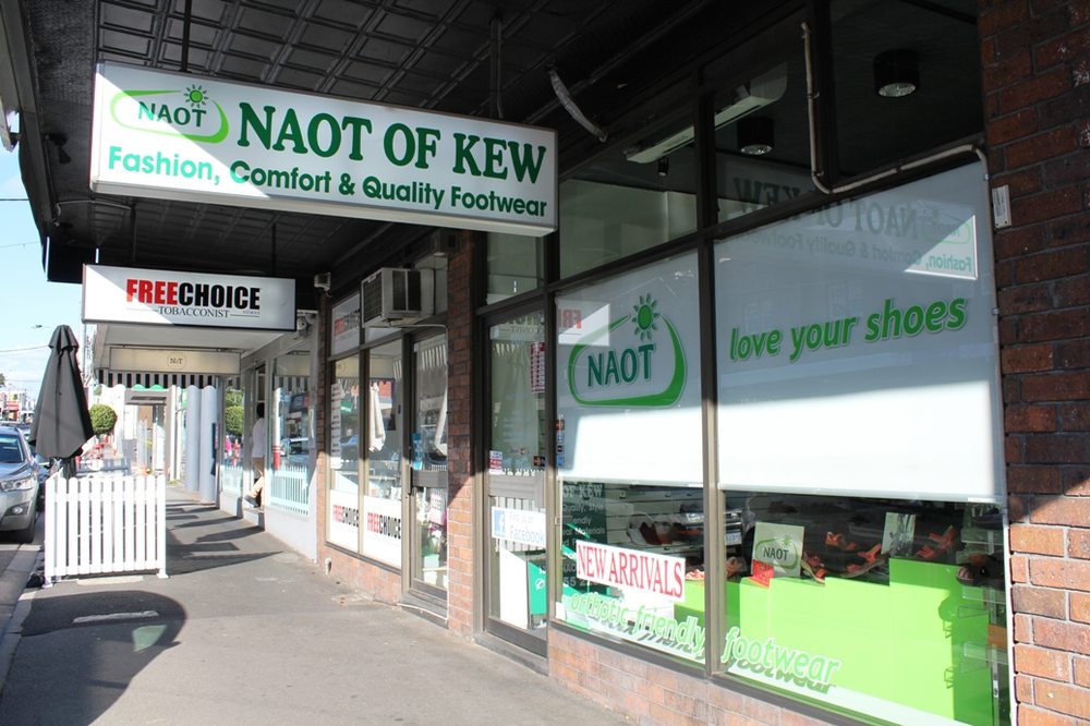 naot shoe stores near me
